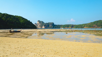 paesaggio tailandia bassa marea