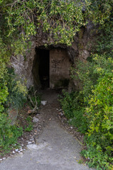 Fototapeta na wymiar Tunnel aus dem zweiten Weltkrieg in Gibraltar