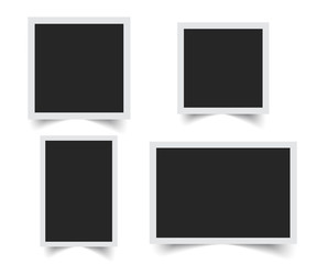 Blank photo frame