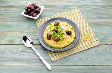 Mashed from plant ranks (lathyrus, legumes)