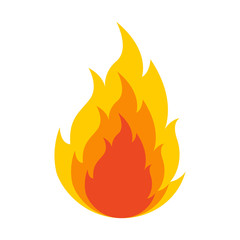 Fire icon. For design, fire icon object, icon.
