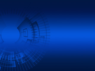 Abstract Blue Technology Background