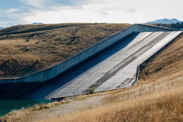Lake Tekpo spillway