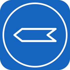 Left Direction Arrow Icon For Your Project