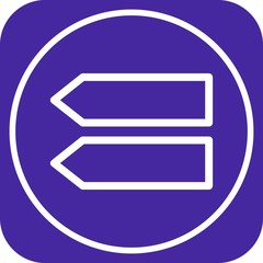 Left Direction Arrow Icon For Your Project