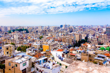 Cityscape of Tripoli in Lebanon