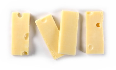 Cheese isolated on white background