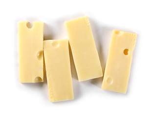 Cheese isolated on white background