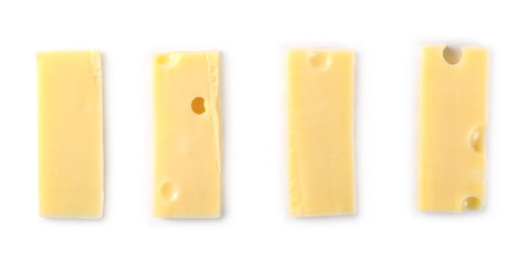 Cheese isolated on white background