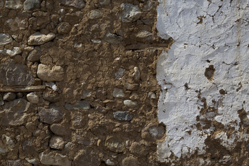 A old adobe wall texture