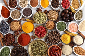 Spices and herbs.