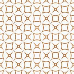 Golden pattern on white background. seamless pattern. Abstract.