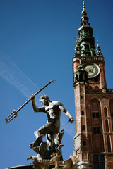  Neptune Fountain in Polish Gdansk © Людмила Таможенко