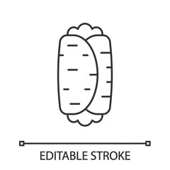 Burrito linear icon