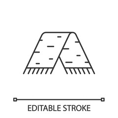 Serape linear icon.