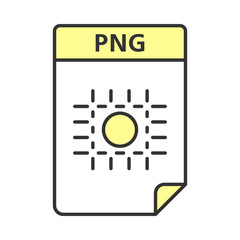 PNG file color icon