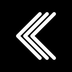 Left Direction Arrow Icon For Your Project