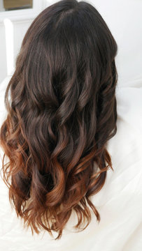 Long Brown hair female model. Stock Photo | Adobe Stock