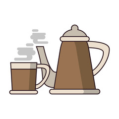 coffee cafe concept cartoon