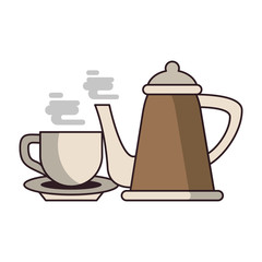 coffee cafe concept cartoon