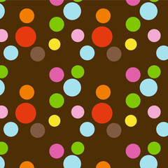 Colorful geometric circle pattern. Colorful texture pattern and background suitable for paper printing and textile printing.