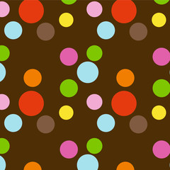 Colorful geometric circle pattern. Colorful texture pattern and background suitable for paper printing and textile printing.