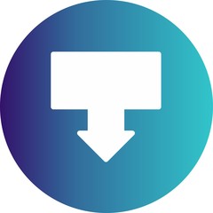Down Direction Arrow Icon For Your Project