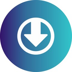 Down Direction Arrow Icon For Your Project