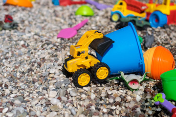 Beach toys on the Beach, Child, Toy,