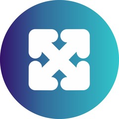 Complex Direction Arrow Icon For Your Project