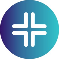 Obraz premium Complex Direction Arrow Icon For Your Project