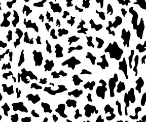 Obraz na płótnie Canvas Leopard seamless pattern. Animal print. Vector background.