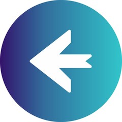 Left Direction Arrow Icon For Your Project