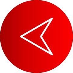 Left Direction Arrow Icon For Your Project