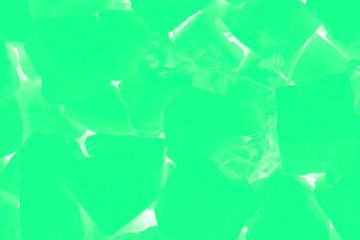 Abstract green color light with white splashes for background