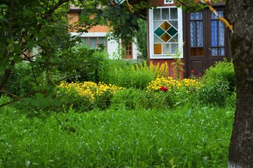house in the garden