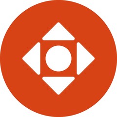 Complex Direction Arrow Icon For Your Project