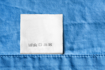 Care clothes label