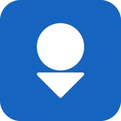 Down Direction Arrow Icon For Your Project