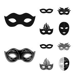 Vector design of luxury and celebration symbol. Set of luxury and hide  stock vector illustration.