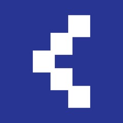Fototapeta premium Left Direction Arrow Icon For Your Project