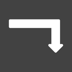Down Direction Arrow Icon For Your Project
