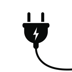 electric plug vector icon