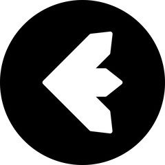 Left Direction Arrow Icon For Your Project