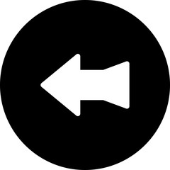 Left Direction Arrow Icon For Your Project