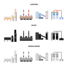 Vector illustration of production and structure symbol. Collection of production and technology stock vector illustration.