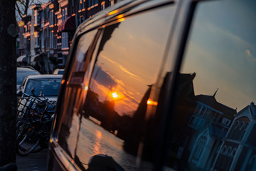 Image Sunset Over The Leiden