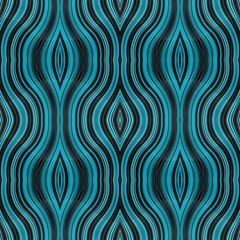 modern curvy antique dark slate gray, medium turquoise and light sea green color background. seamless pattern can be used for fabric, texture, decorative or wallpaper design