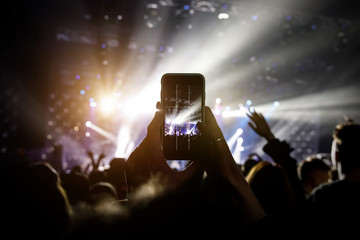 Photo for social networks at the concert