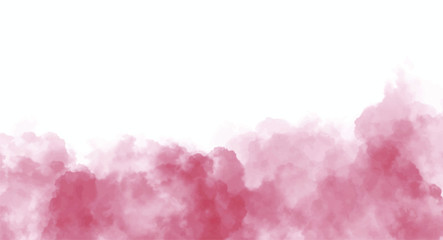 Abstract red watercolor background for your design, watercolor background concept, vector.